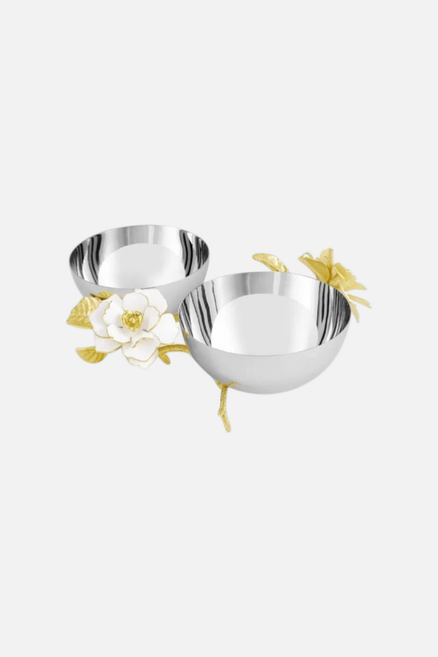 Michael Aram Gardenia Double Dish – back view