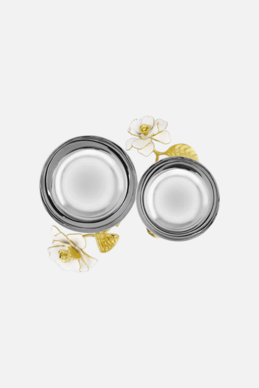 Michael Aram Gardenia Double Dish – side view