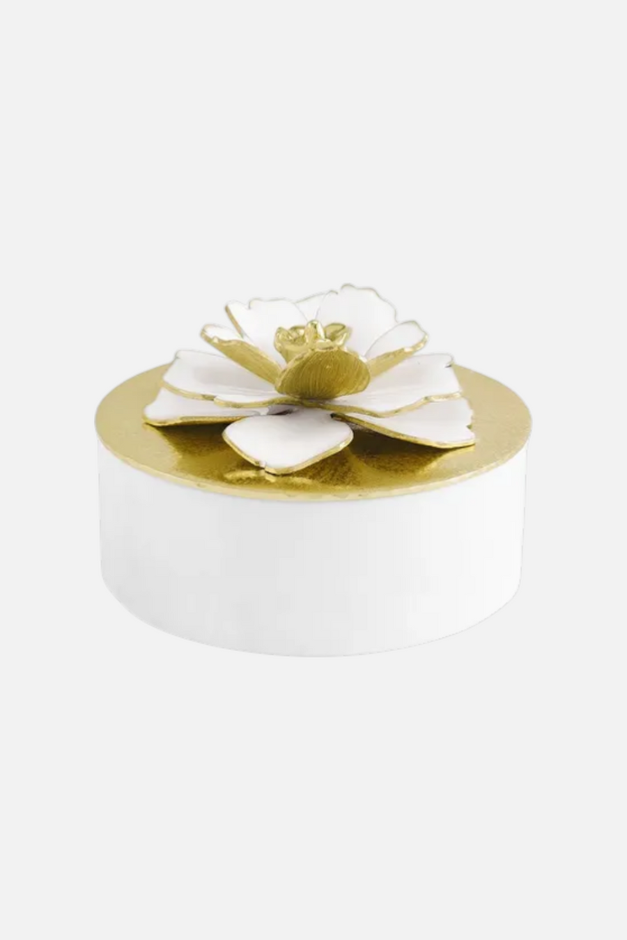 Michael Aram Gardenia Lidded Small Box – front view