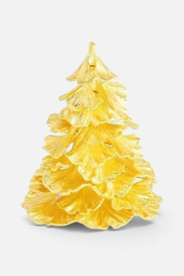 Michael Aram Ginkgo Christmas Tree in Gold, Small