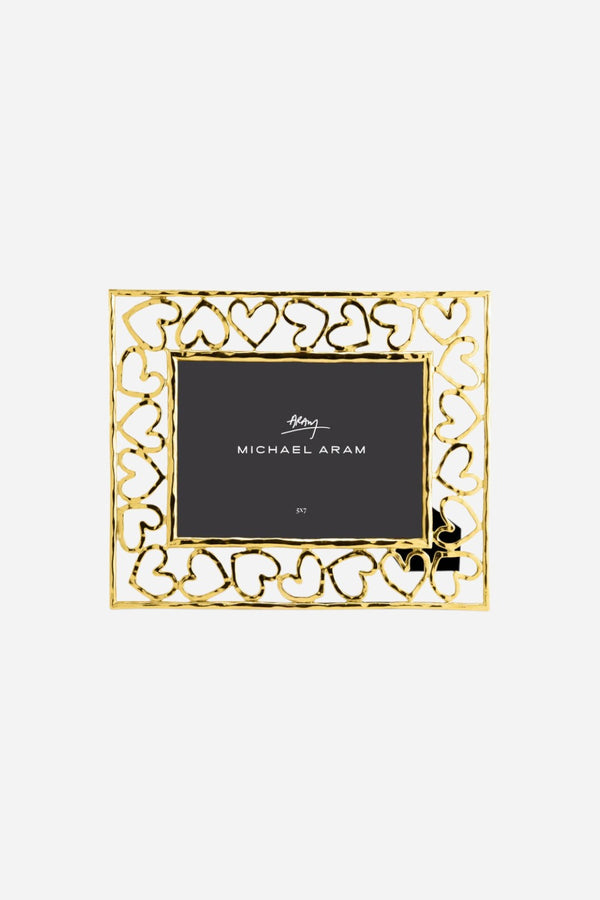 Michael Aram Heart Frame in Gold 5 x 7