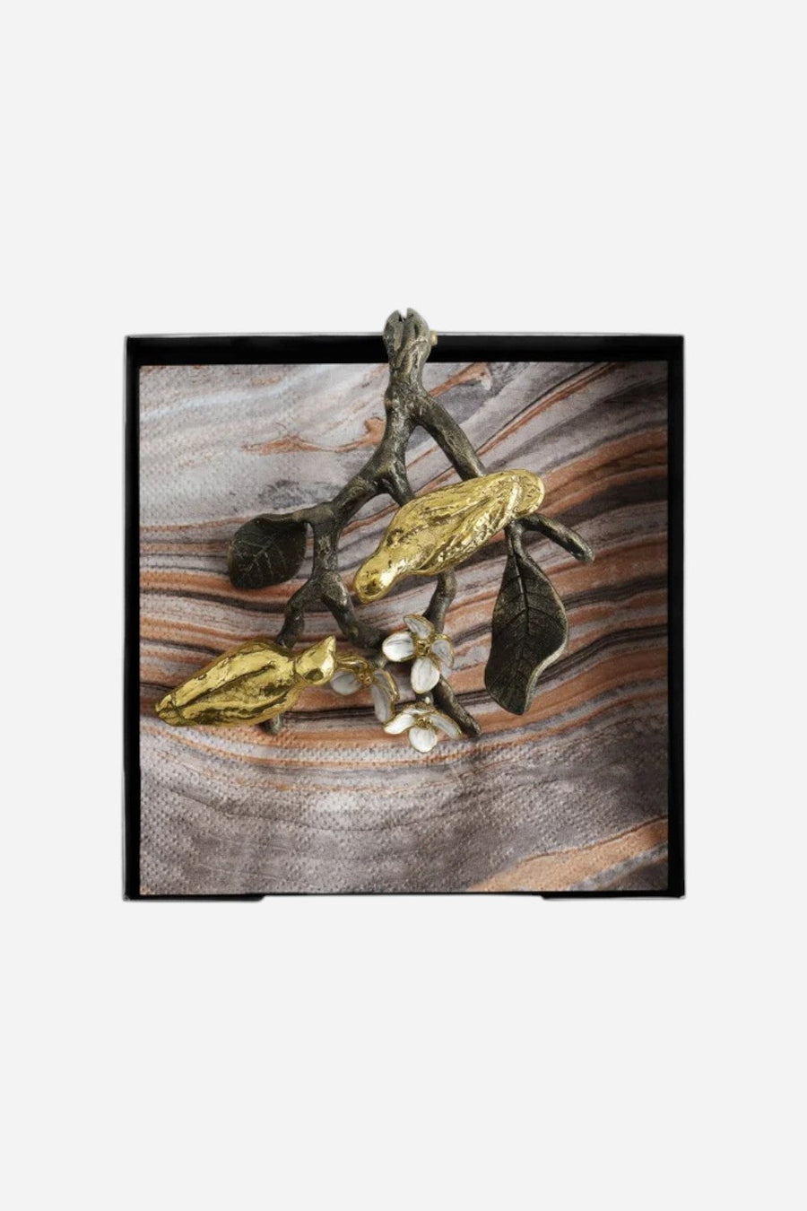 Michael Aram Lovebirds Cocktail Napkin Holder – flat lay