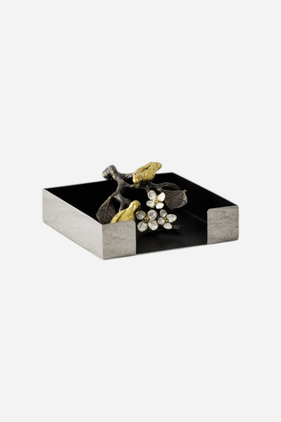Michael Aram Lovebirds Cocktail Napkin Holder – front view