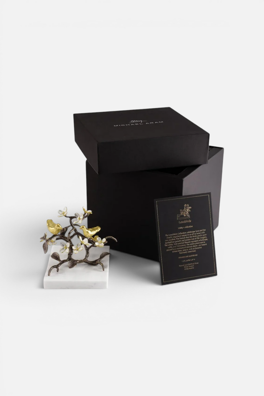 Michael Aram Lovebirds Decorative Object – back view