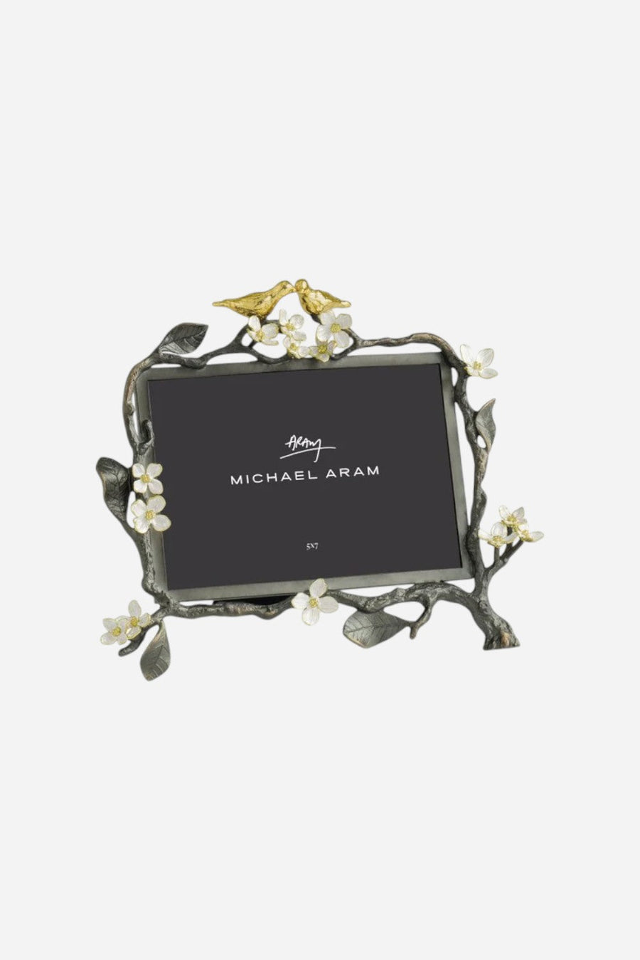 Michael Aram Lovebirds Frame 5 x 7 – side view