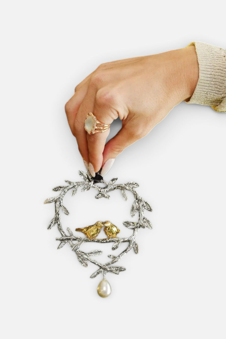 Michael Aram Lovebirds Ornament – detail