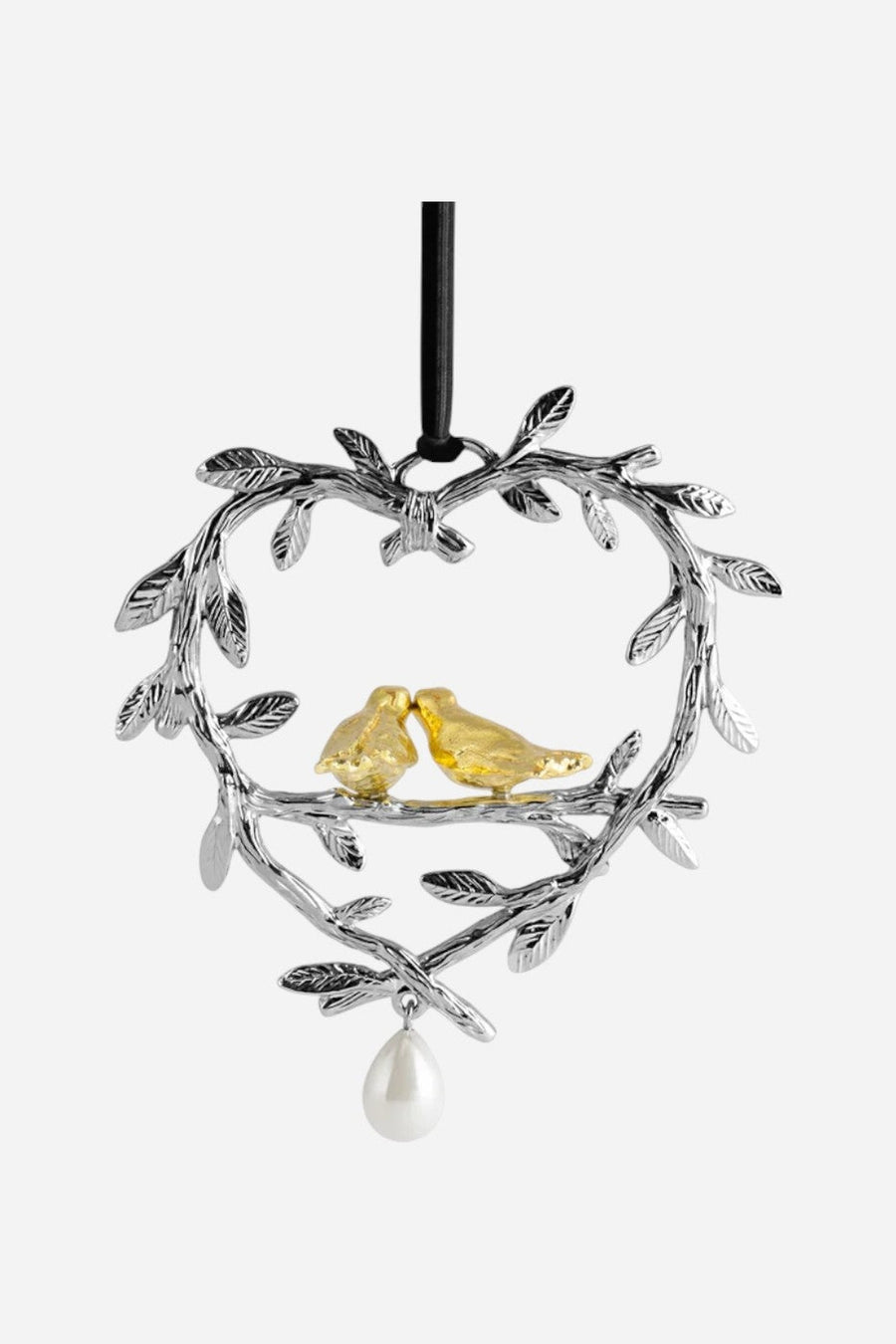 Michael Aram Lovebirds Ornament – three-quarter view