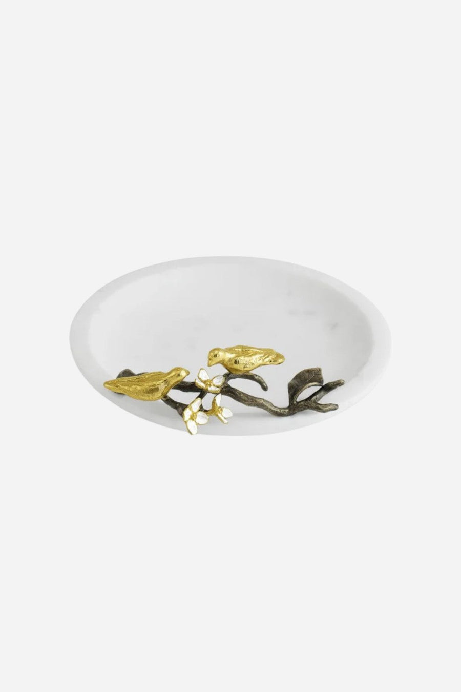Michael Aram Lovebirds Trinket Dish – side view