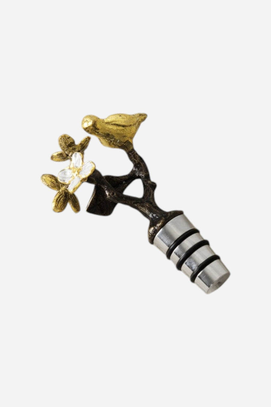 Michael Aram Lovebirds Wine Stopper – back view