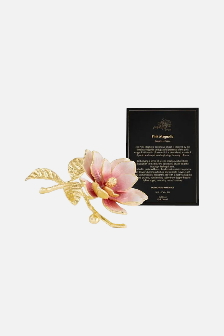 Michael Aram Magnolia Decorative Object in Pink – alternate