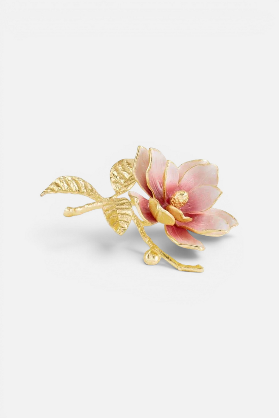 Michael Aram Magnolia Decorative Object in Pink – front view
