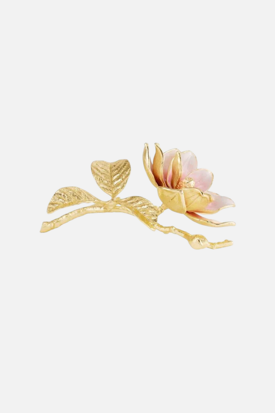 Michael Aram Magnolia Decorative Object in Pink – side view