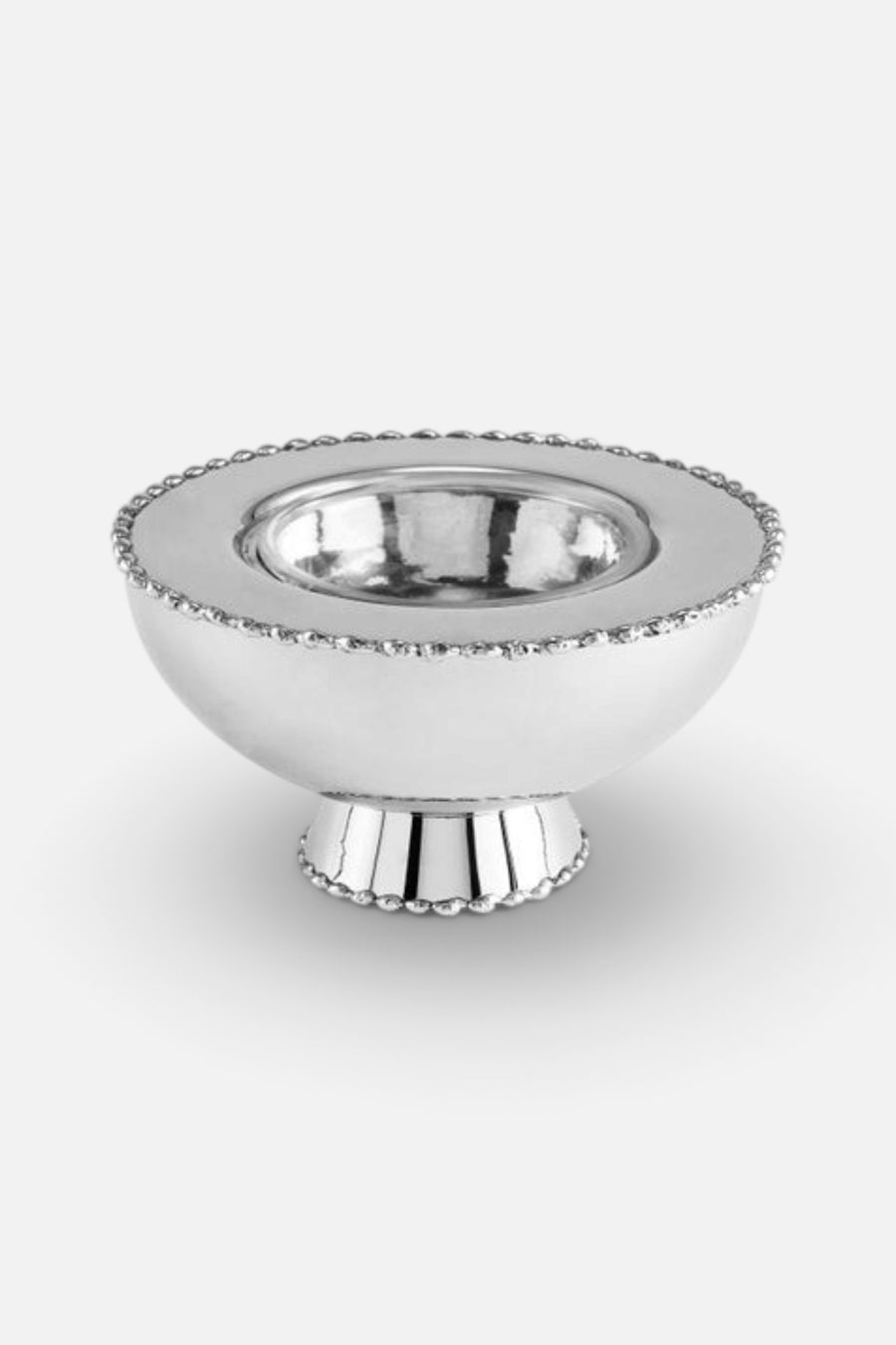 Michael Aram Molten Caviar Dish with Spoon – side view