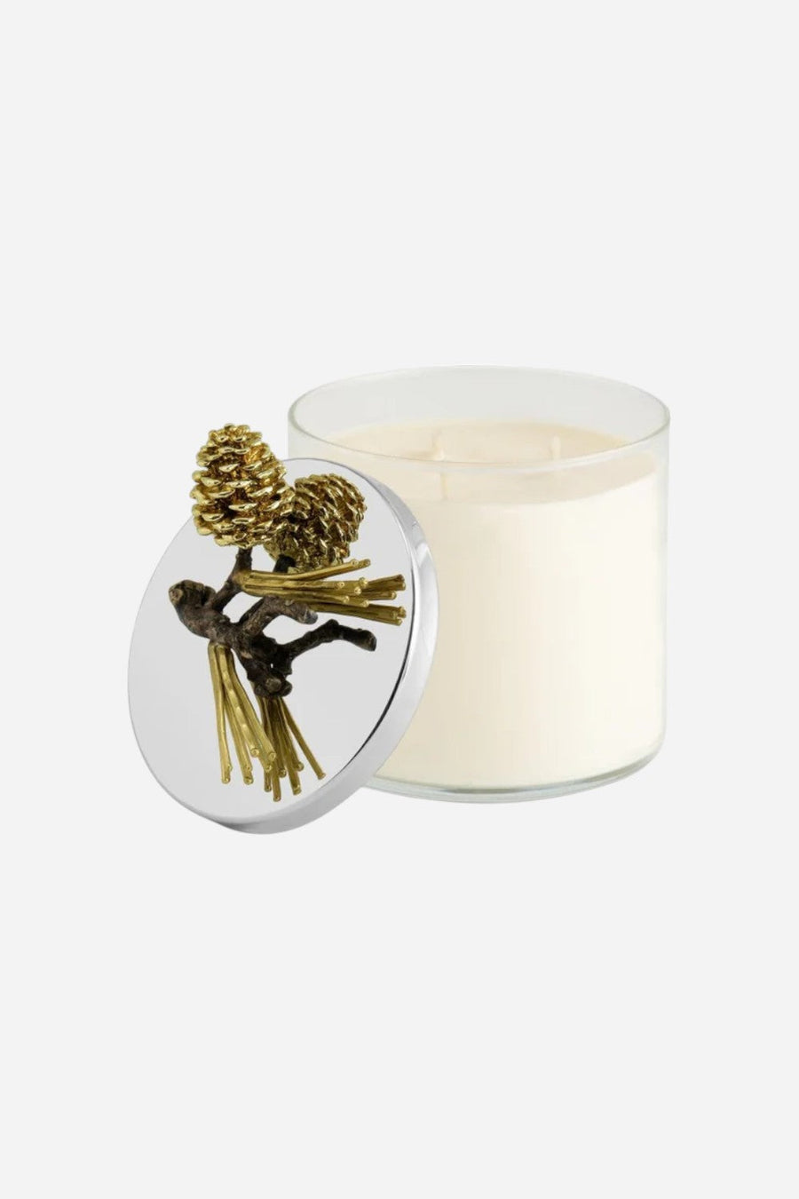 Michael Aram Pine Cone Candle – back view