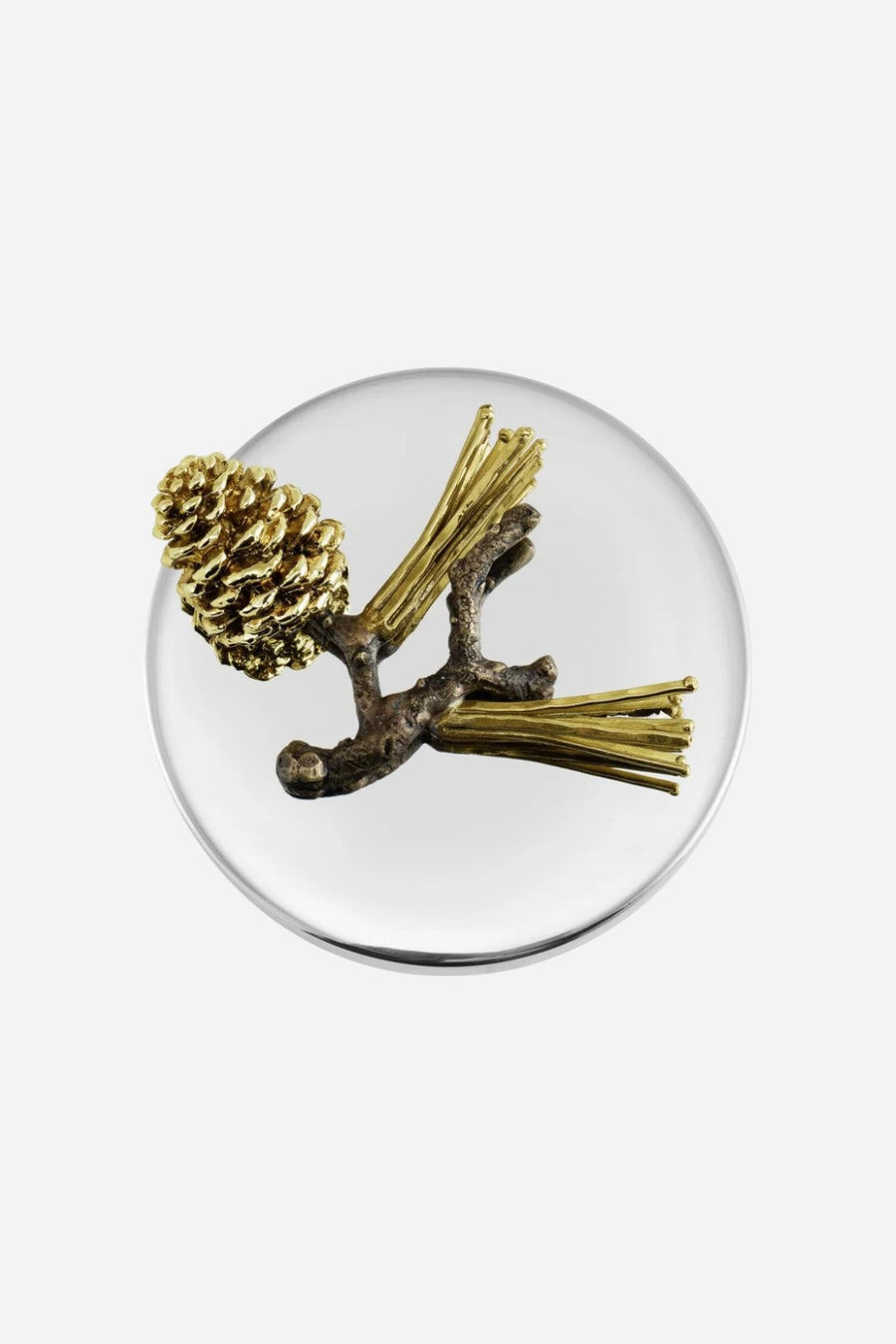 Michael Aram Pine Cone Candle – side view