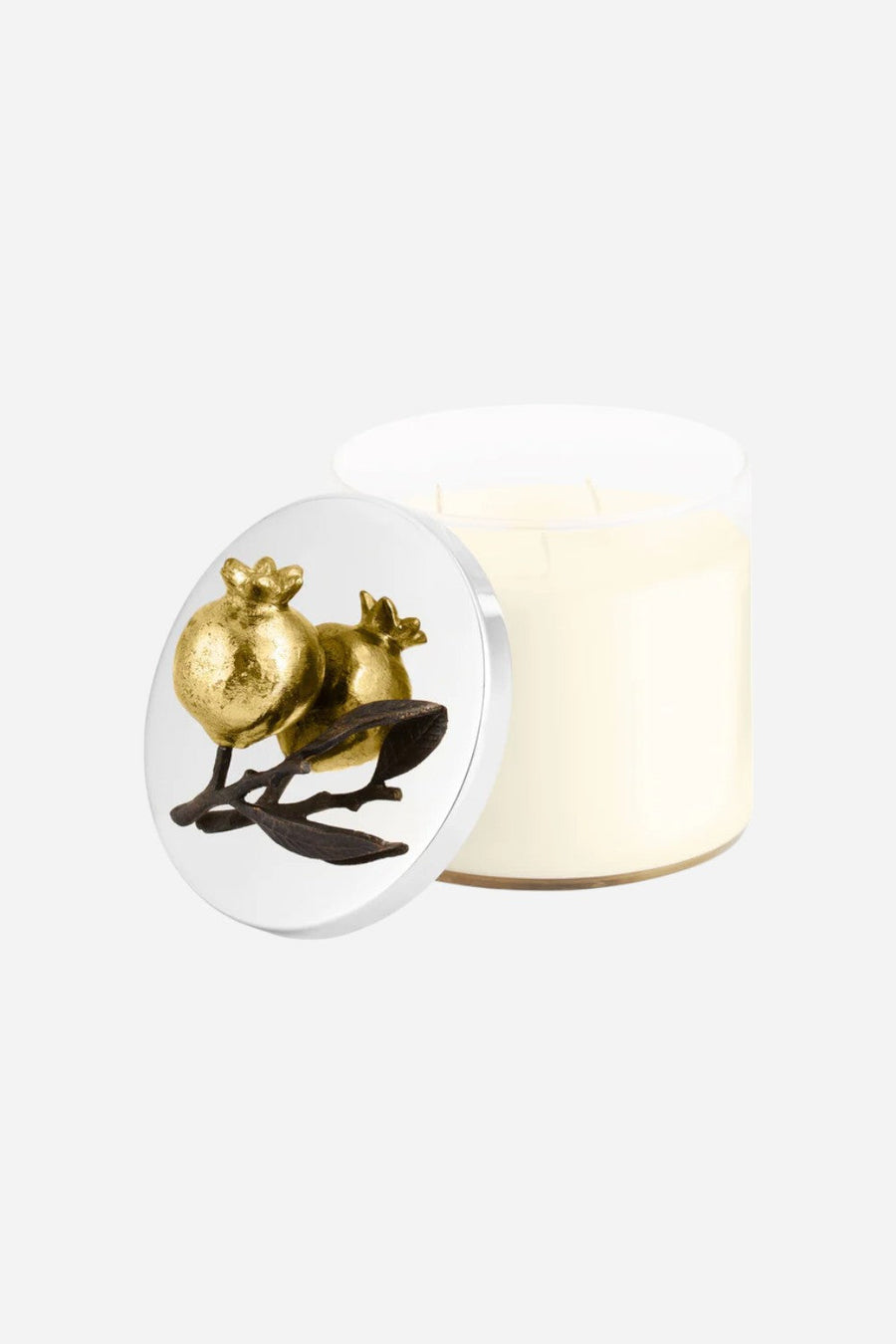 Michael Aram Pomegranate Gold Candle – back view