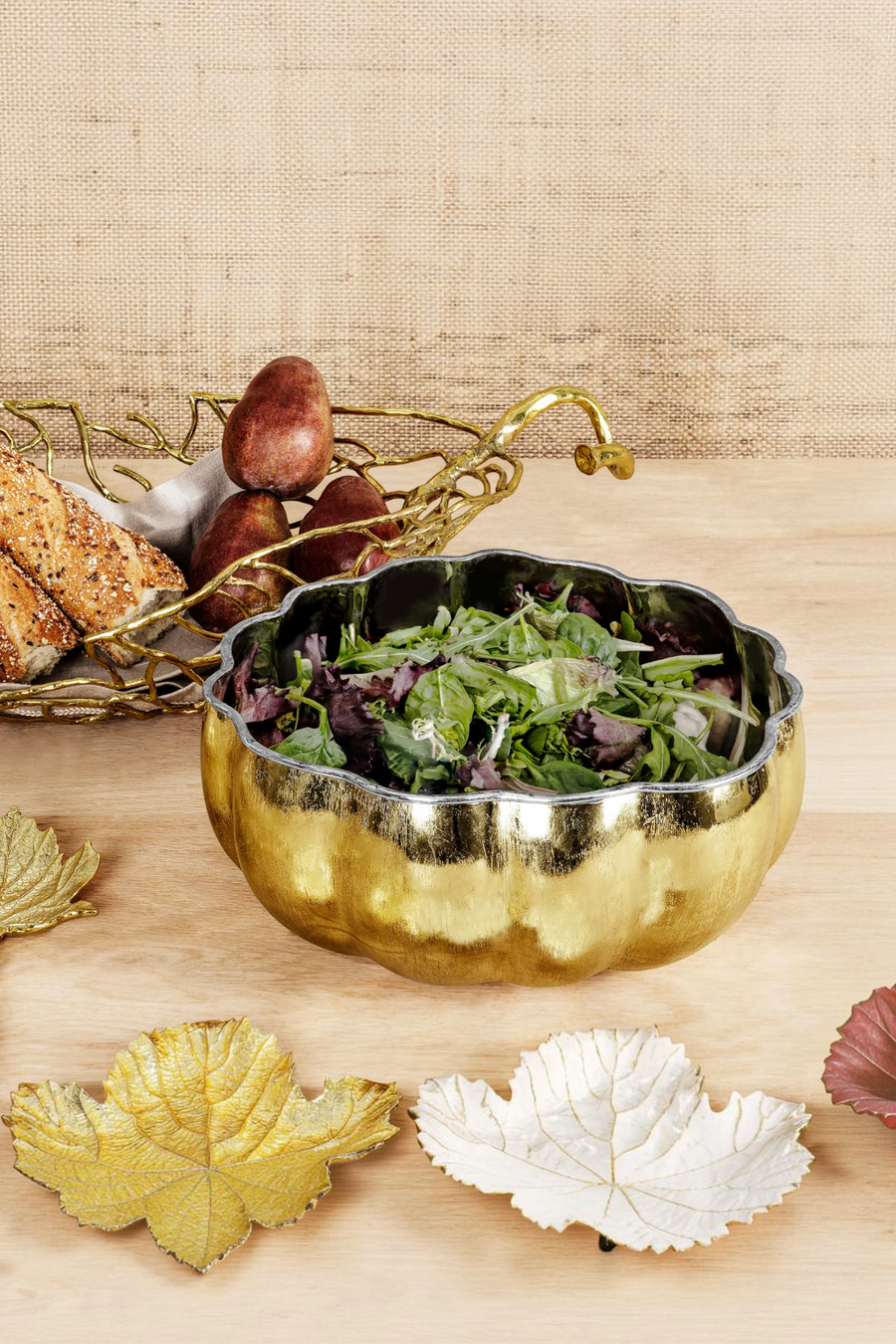 Michael Aram Pumpkin Bowl – back view