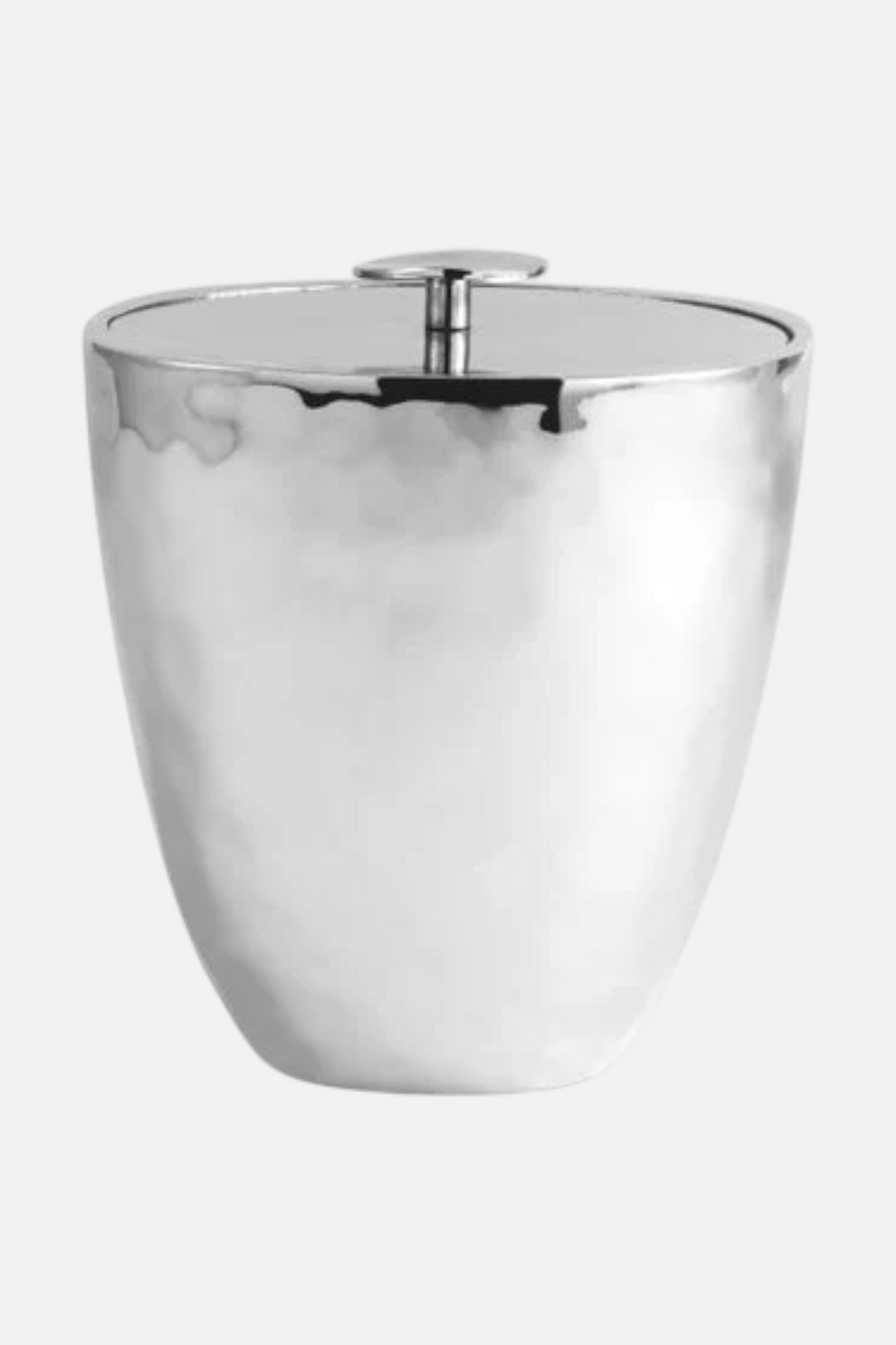 Michael Aram Reflective Ice Bucket with Tongs – side view