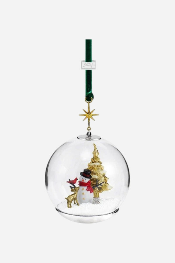 Michael Aram Snowman and Forest Friends Snow Globe Ornament