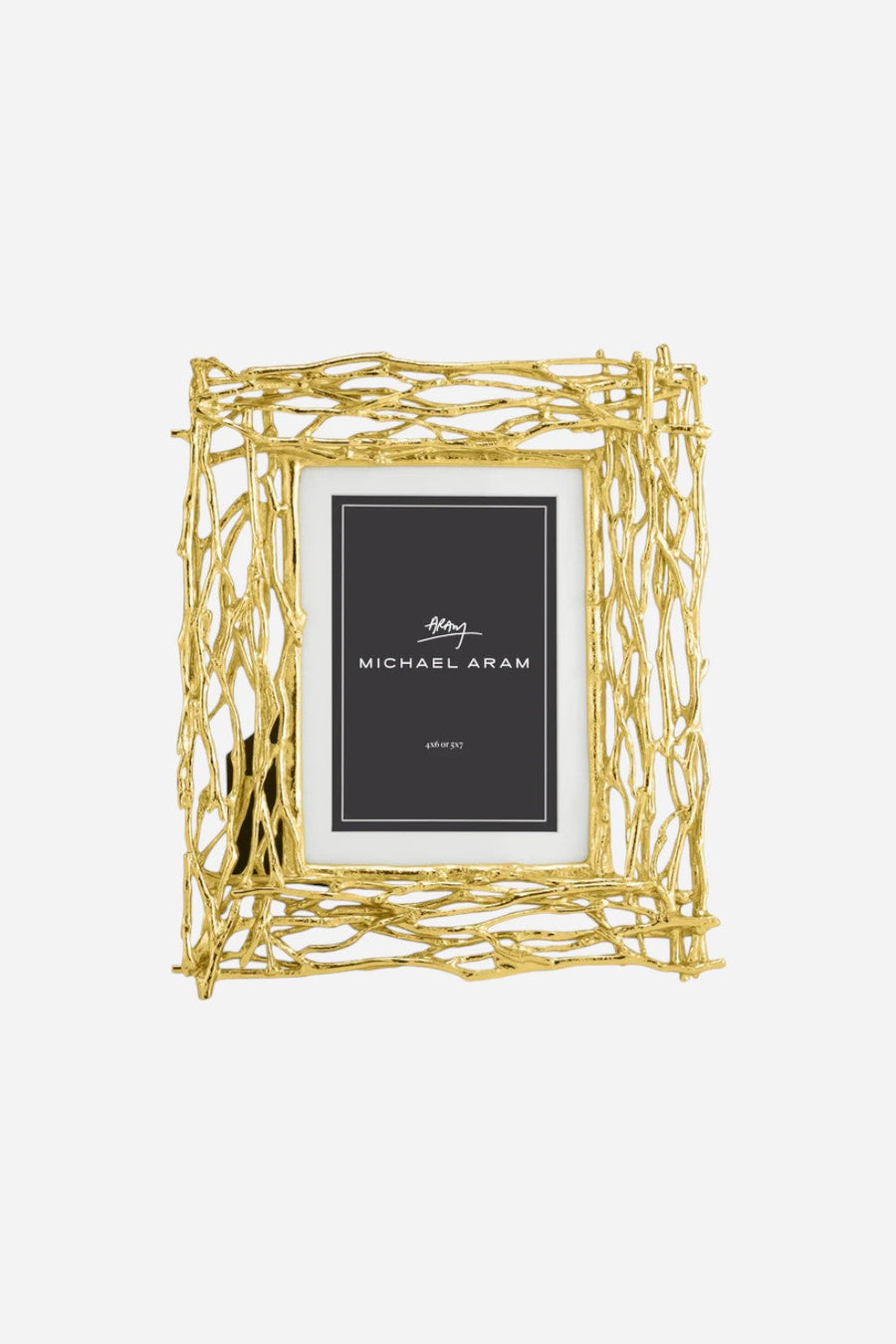Michael Aram Twig Frame - Gold – back view