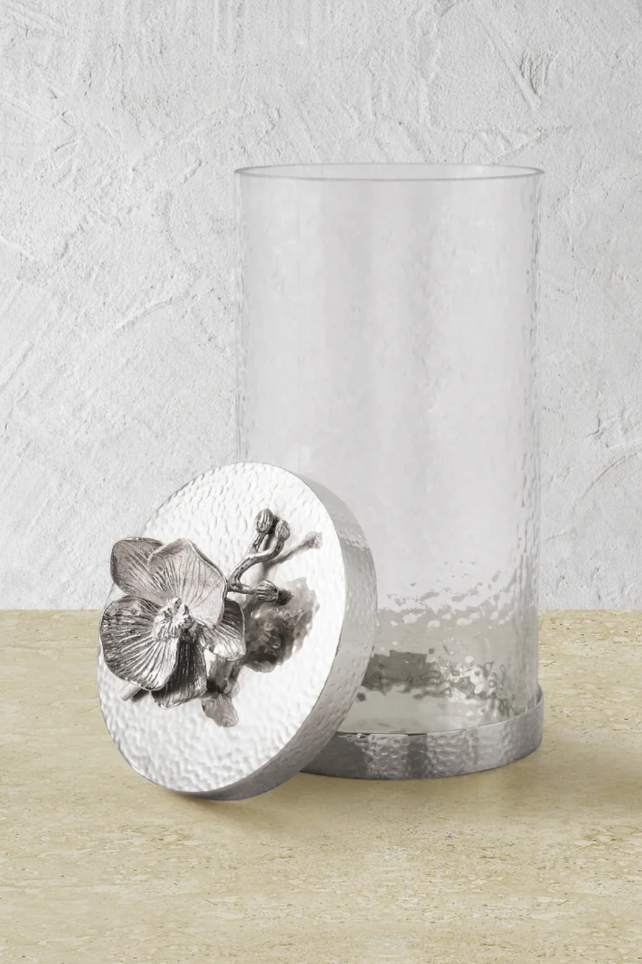 Michael Aram White Orchid Canister, Large – back view