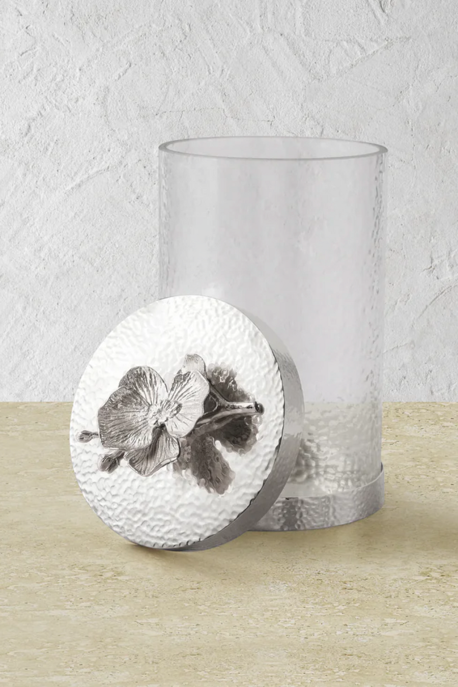 Michael Aram White Orchid Canister, Medium – back view