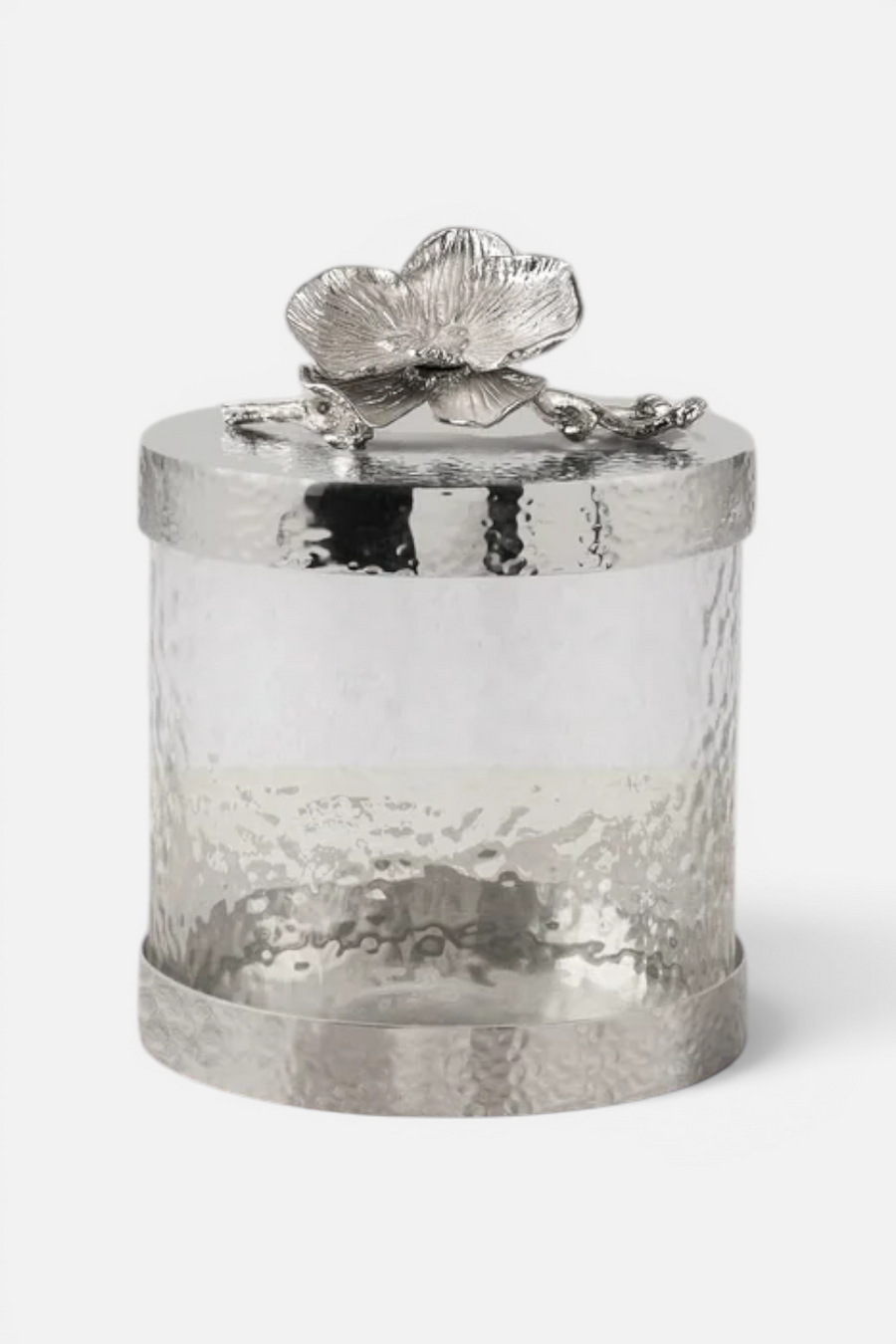 Michael Aram White Orchid Canister XS – front view