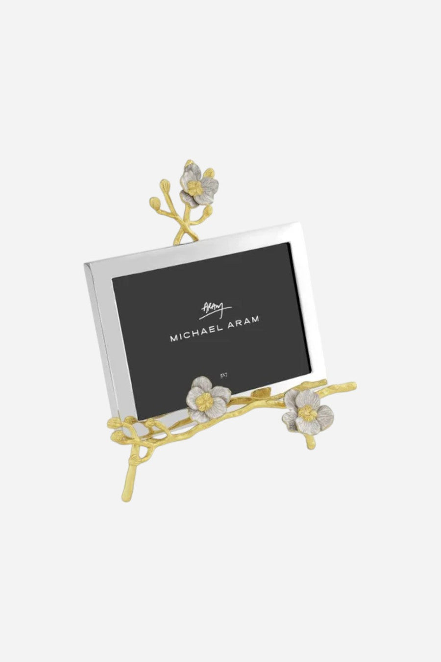 Michael Aram White Orchid Easel Frame – side view