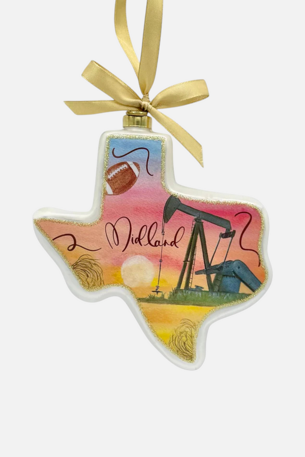 Midland Catherine Cartie City Capsule 2025 Texan Christmas Ornament