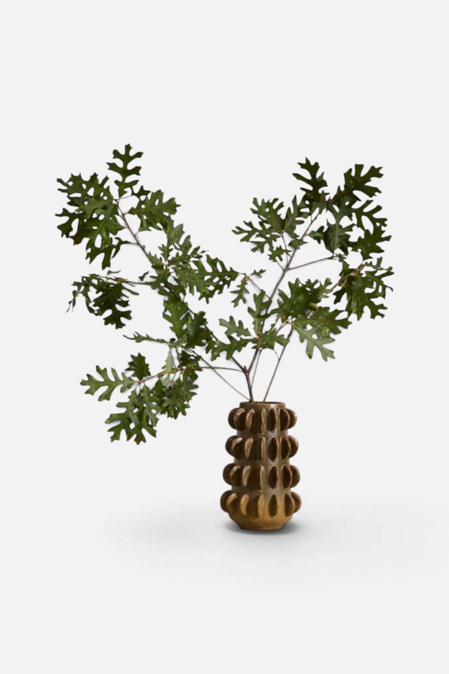 Millay Green Ceramic Vase, Large – detail