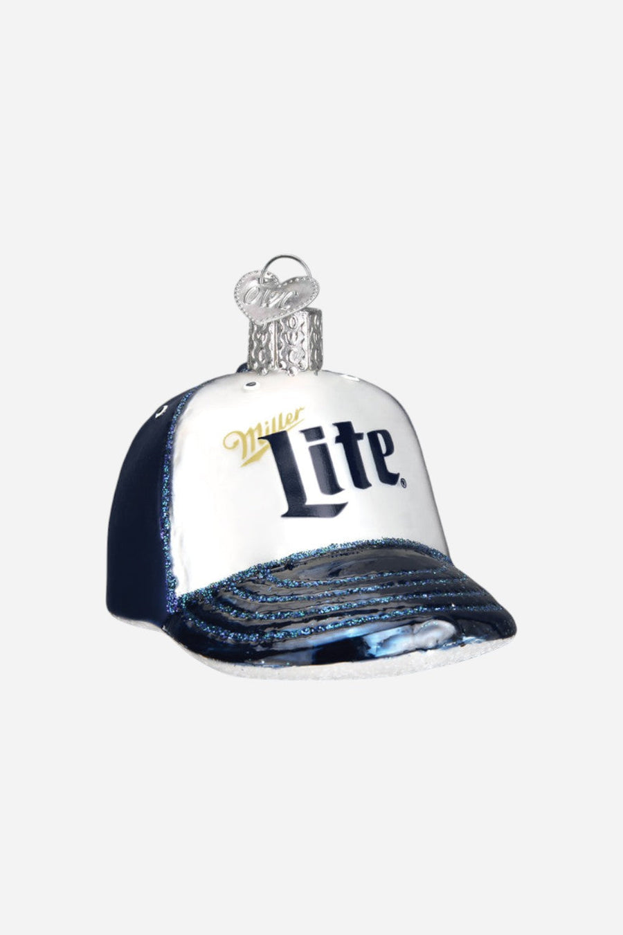Miller Lite Baseball Cap Ornament – front view