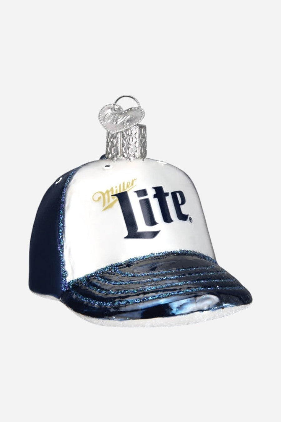 Miller Lite Baseball Cap Ornament – front view