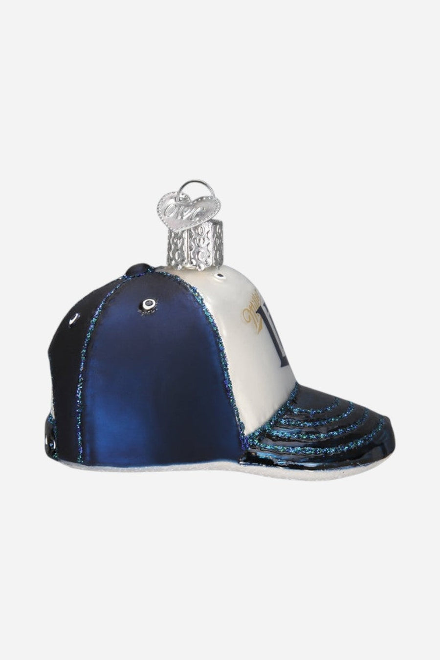 Miller Lite Baseball Cap Ornament – three-quarter view