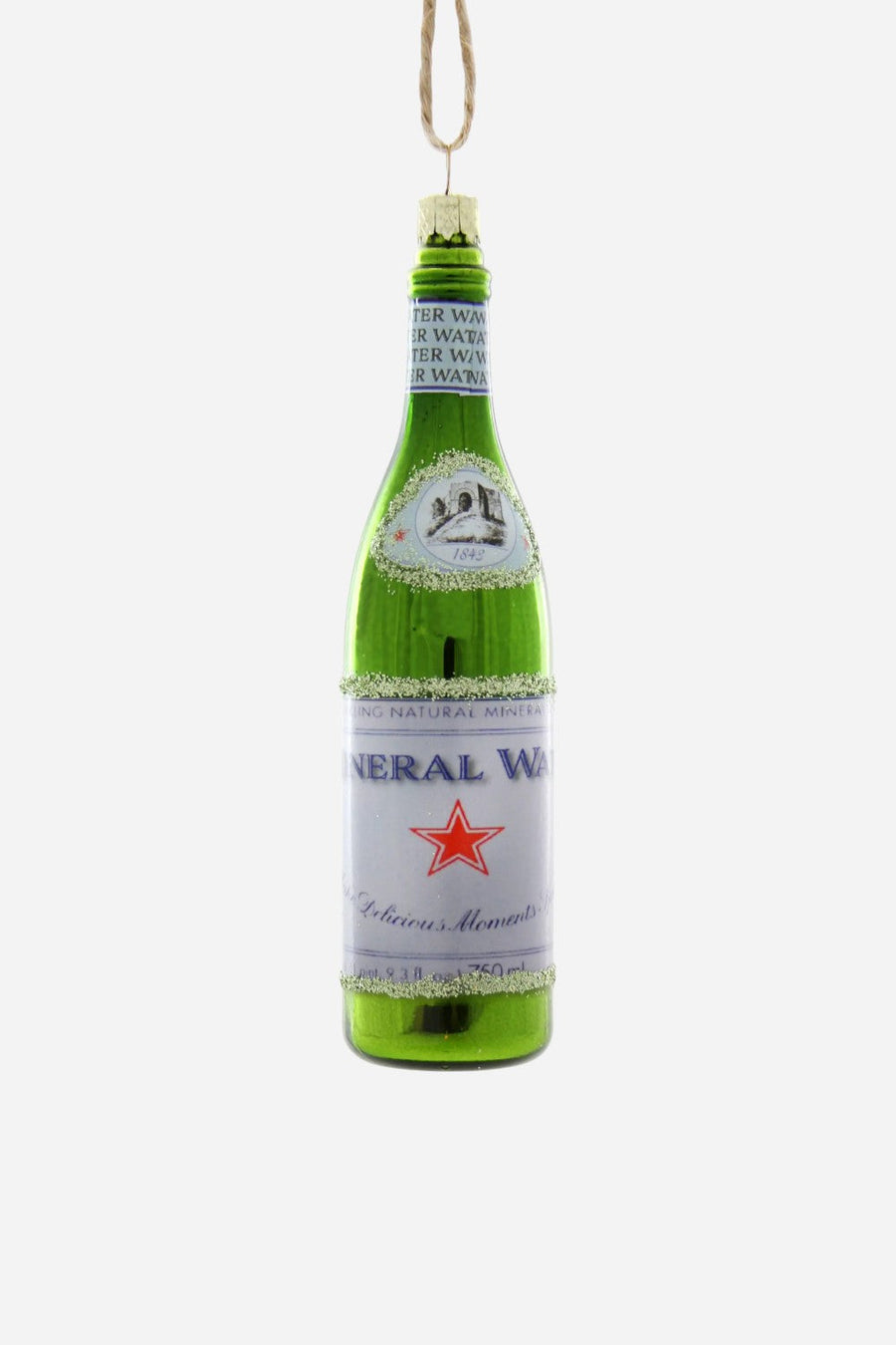 Mineral Water Ornament – front view