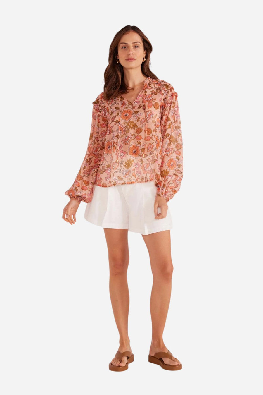 MINKPINK Amelia Long Sleeve Blouse – back view
