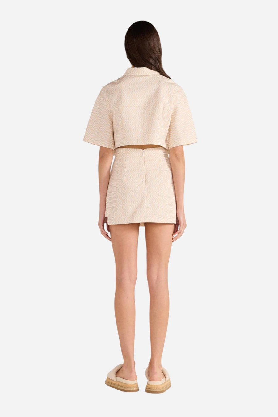 MINKPINK Bonnie Pocket Crop Shirt – detail