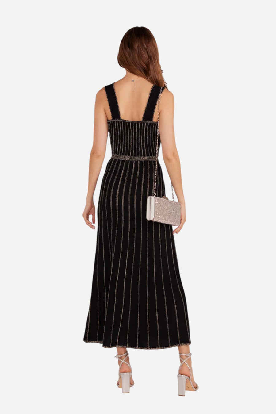 MINKPINK Celia Lurex Stripe Crop Top – side view