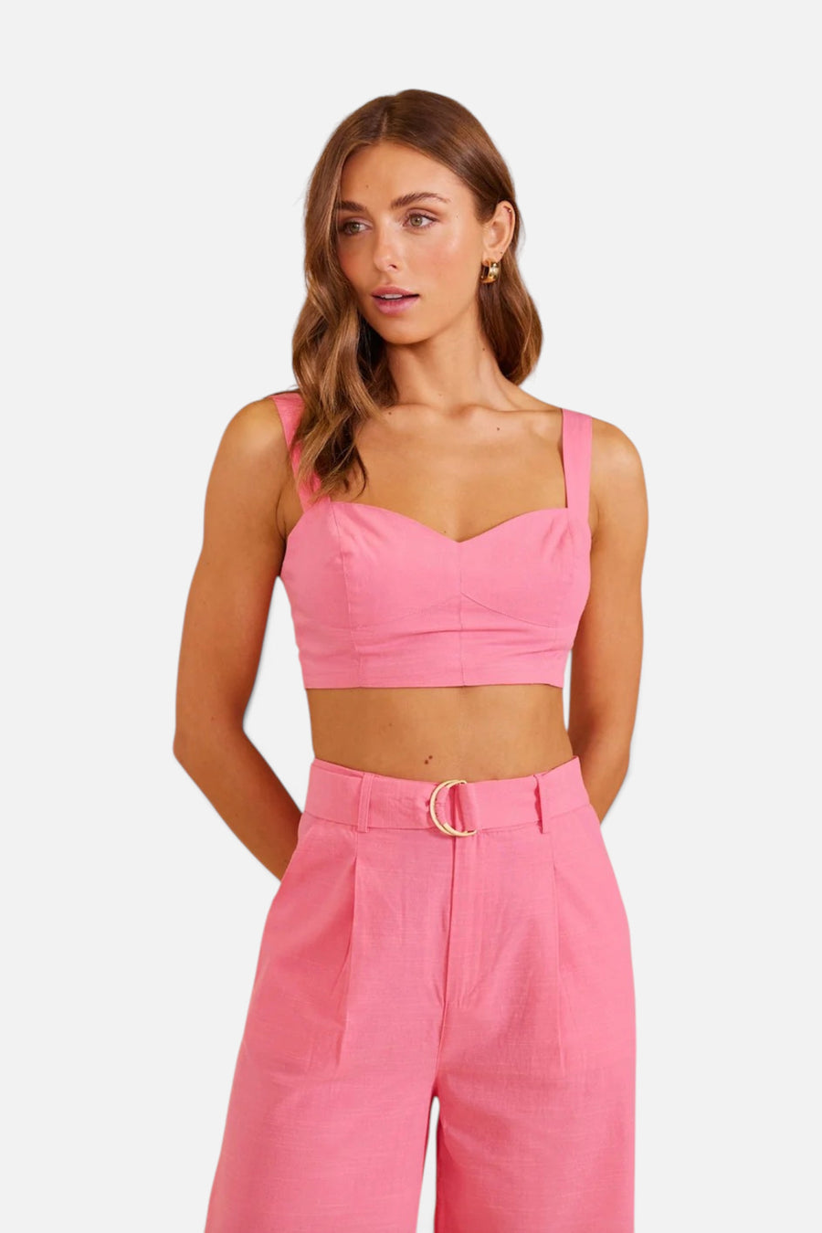 Minkpink Kalani Bodice in Pink – front view