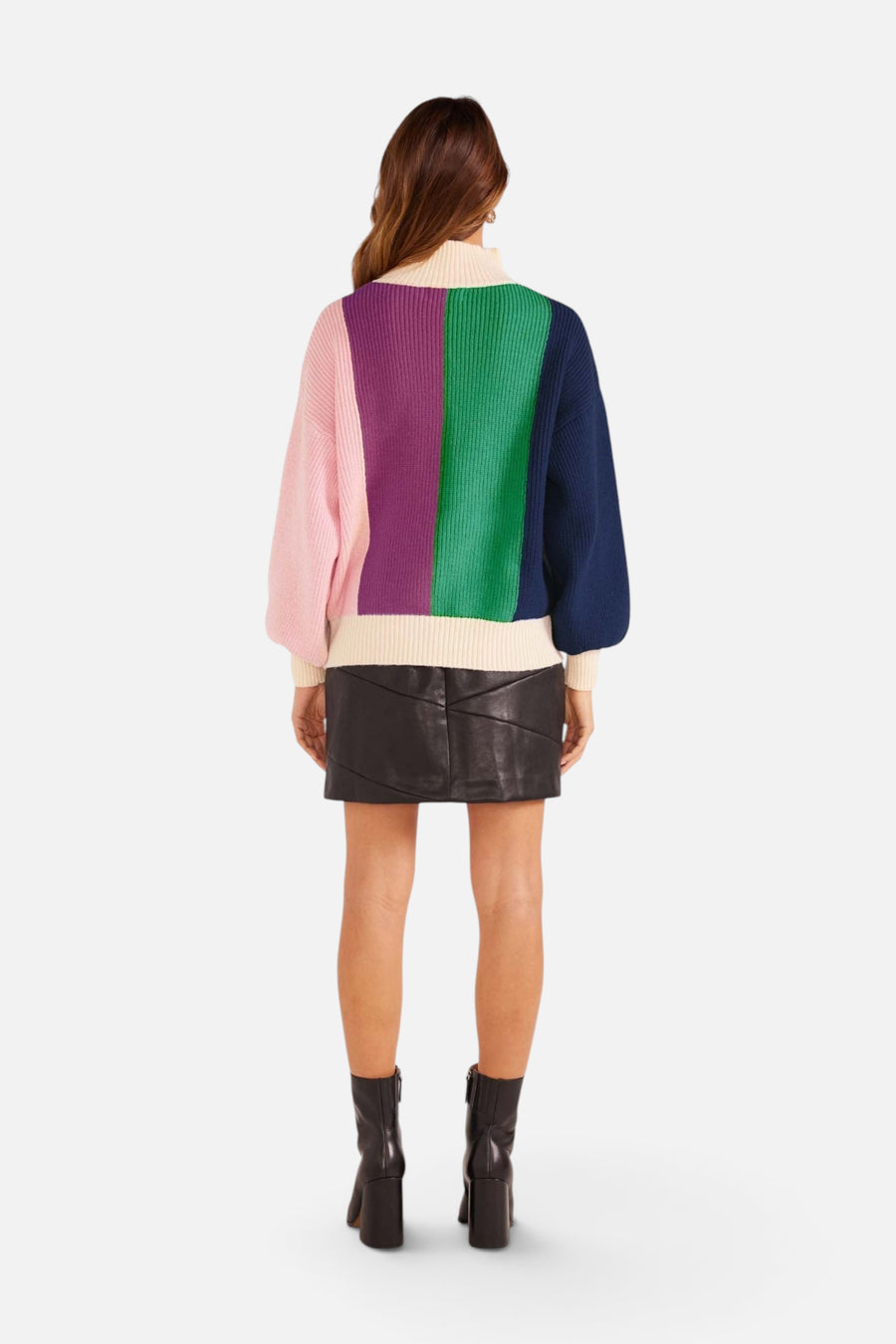 Minkpink Kelsey Colorblock Knit Jumper – detail