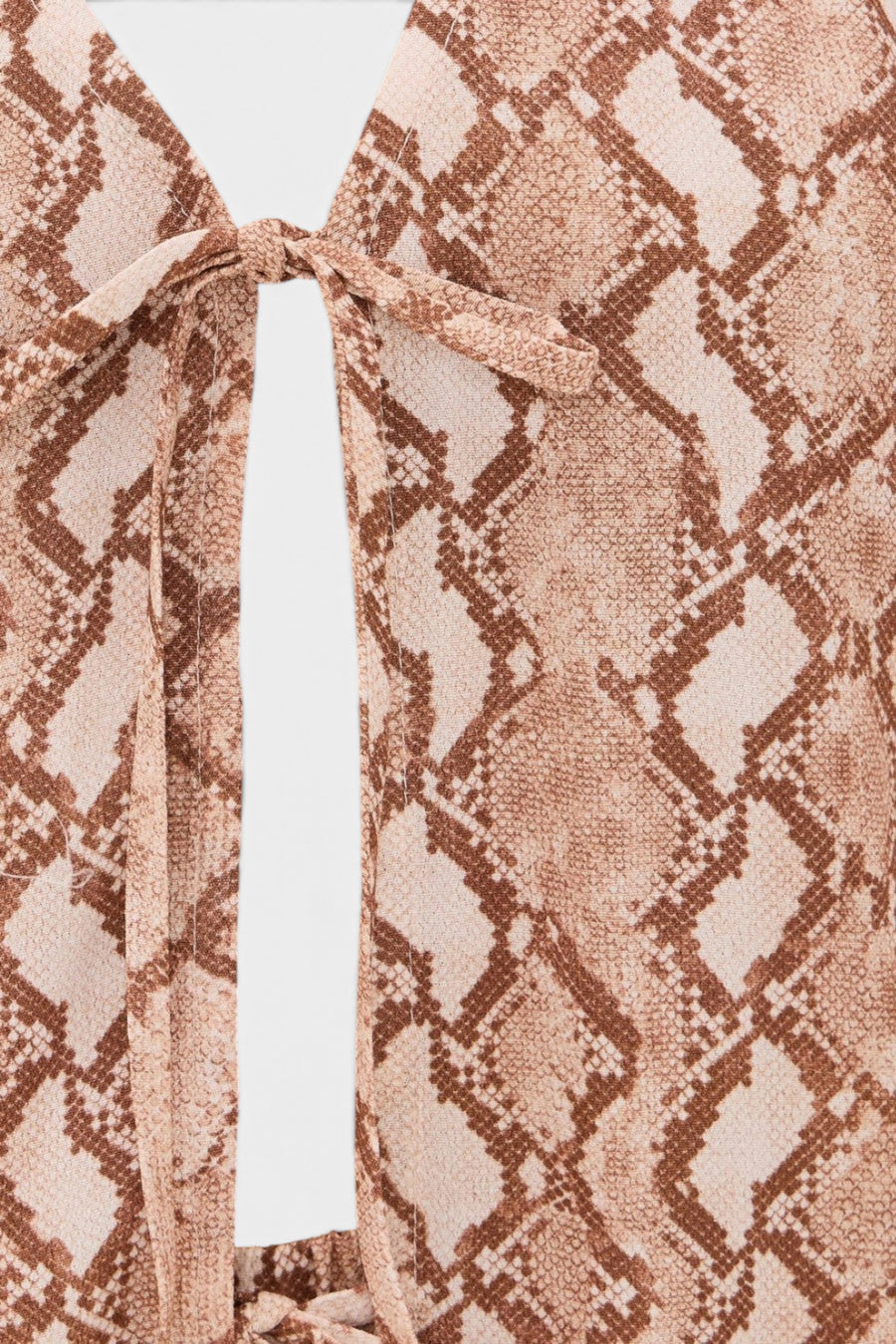 MINKPINK Koa Tie Top – flat lay