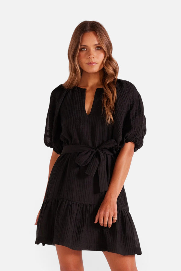 Minkpink Raven Mini Dress in Black