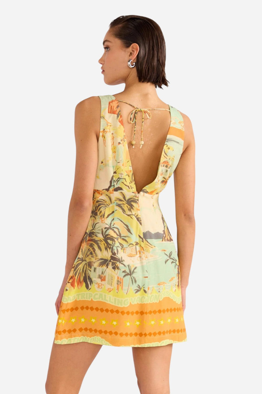 MINKPINK Vacanza Mini Dress – flat lay