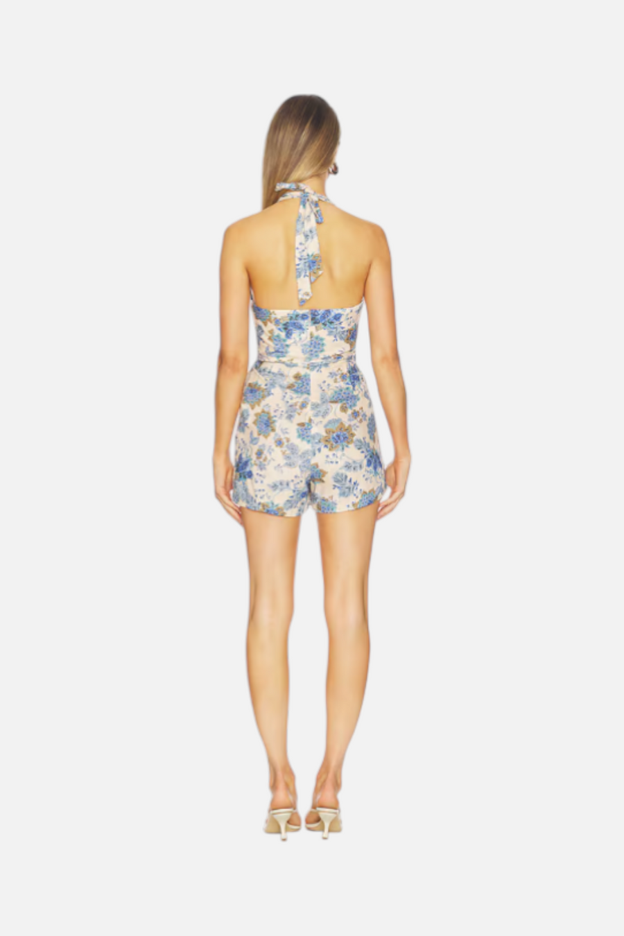 Minkpink Women's Lucia Halter Playsuit in Chintz Floral – side view