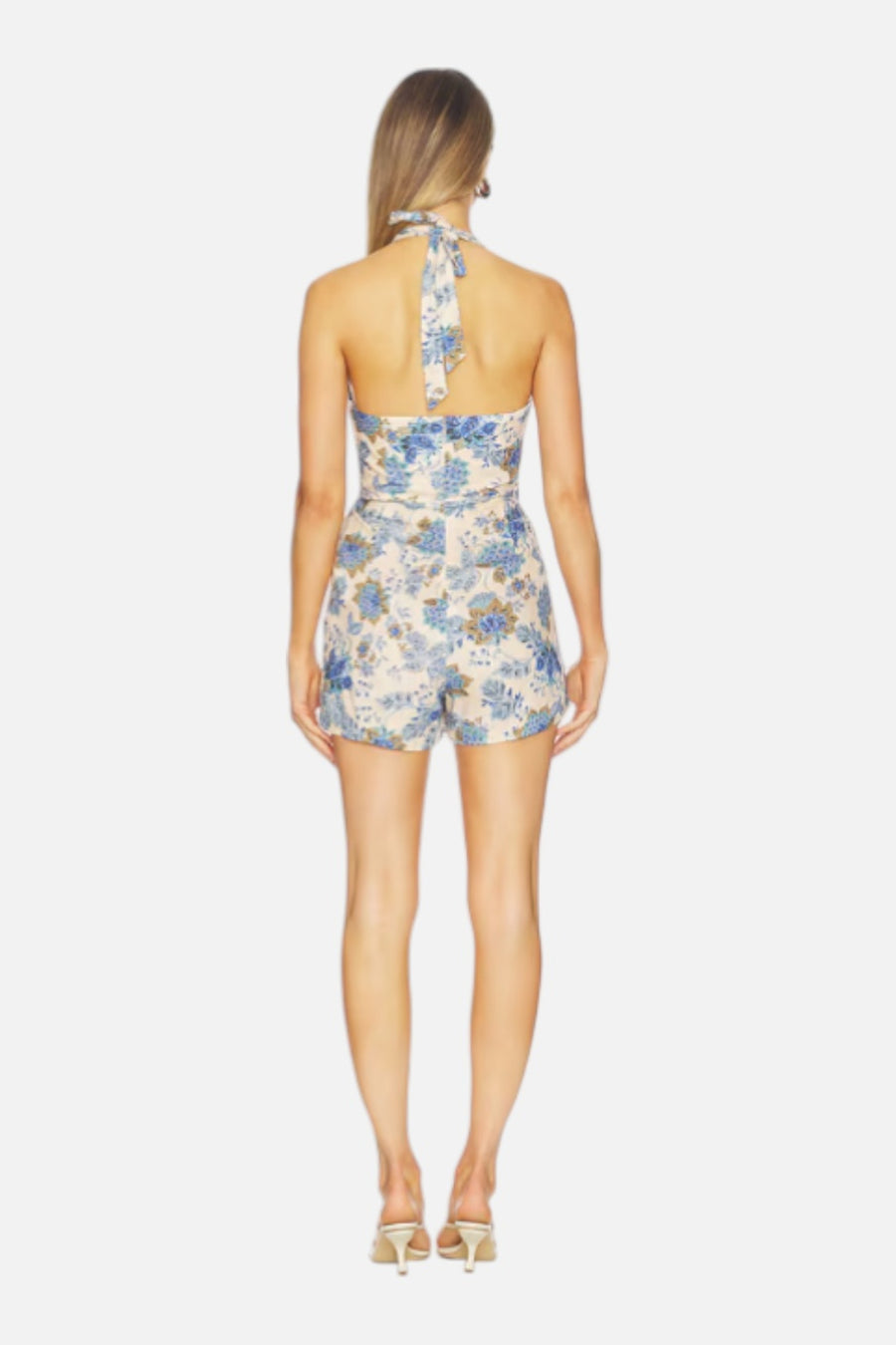 Minkpink Women's Lucia Halter Playsuit in Chintz Floral – side view