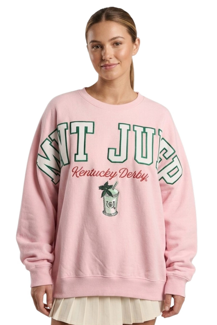 Kentucky Derby 152 "Mint Julep" Oversized Crewneck