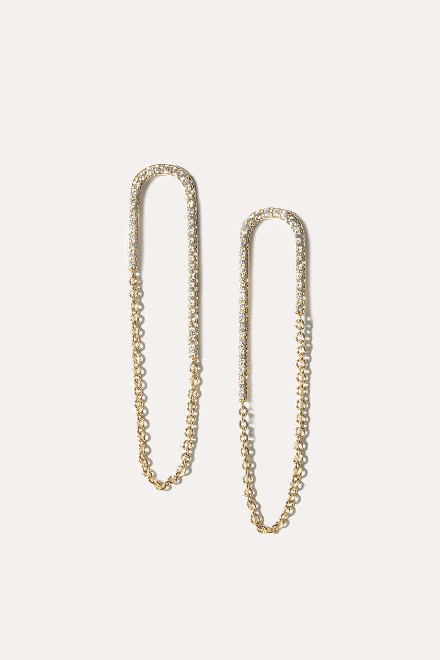 Miranda Frye Jewelry Jolene Earrings in Gold – front view