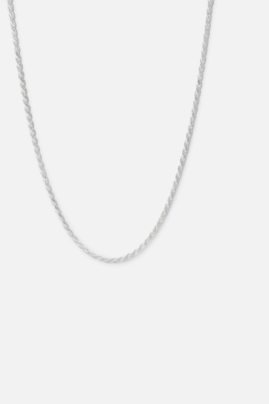 Miranda Frye Jewelry Kate Chain Necklace in Silver – front view