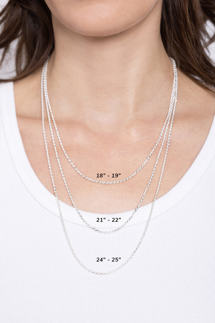 Miranda Frye Jewelry Kate Chain Necklace in Silver – side view