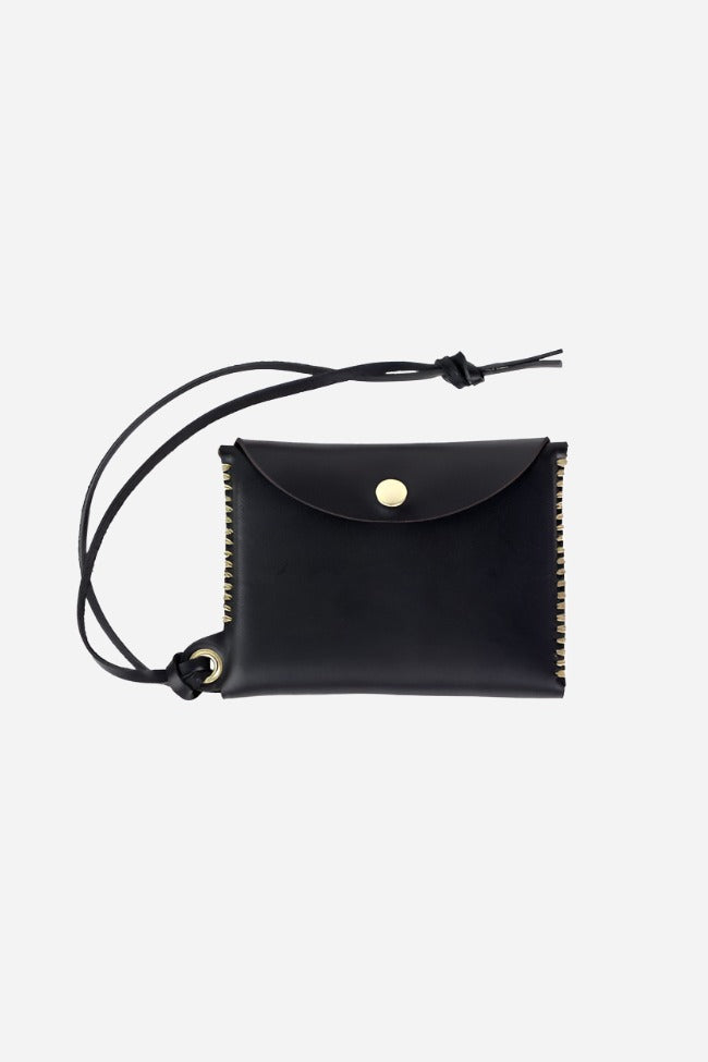 Misc. Goods Co. Passport Wallet in Carbon – front view