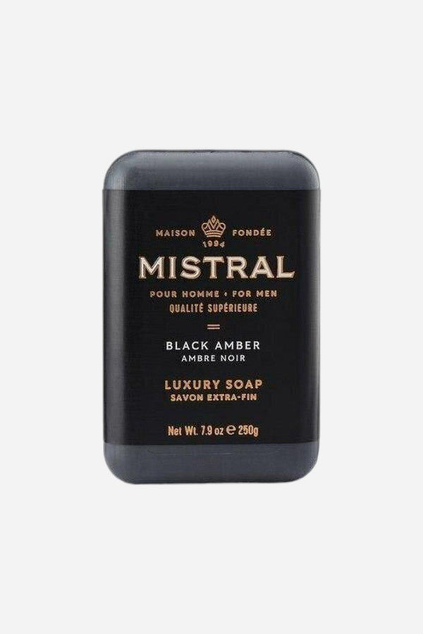 Mistral Black Amber Bar Soap